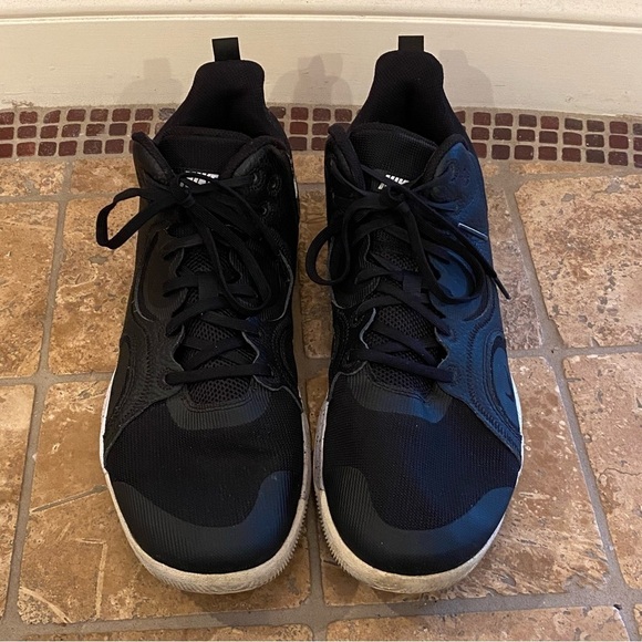 Nike Men Black White Fly by Mid 2 Basketball Athletic Shoes Size 11 - Picture 5 of 8